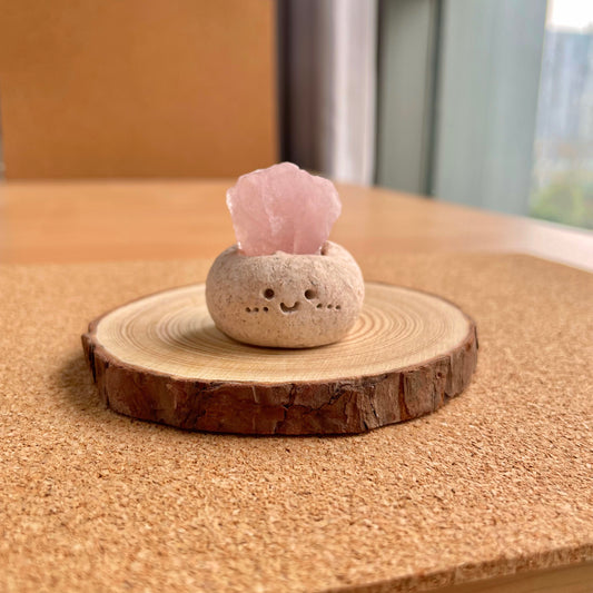 All Cute Crystal Minis Ornaments– Handmade Cute Stone Man with Natural Fluorite, Healing Decor, Gift decorations