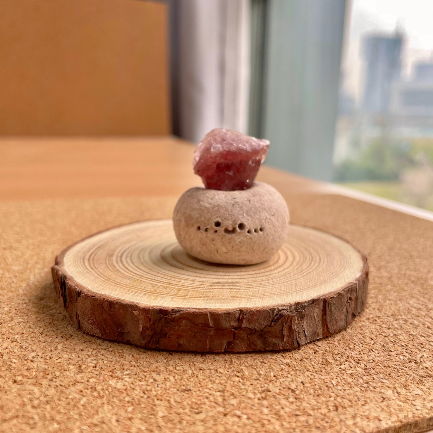 All Cute Crystal Minis Ornaments– Handmade Cute Stone Man with Natural Fluorite, Healing Decor, Gift decorations