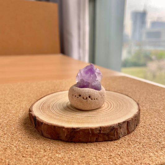 Cute Amethyst Flower Crystal Minis Ornaments