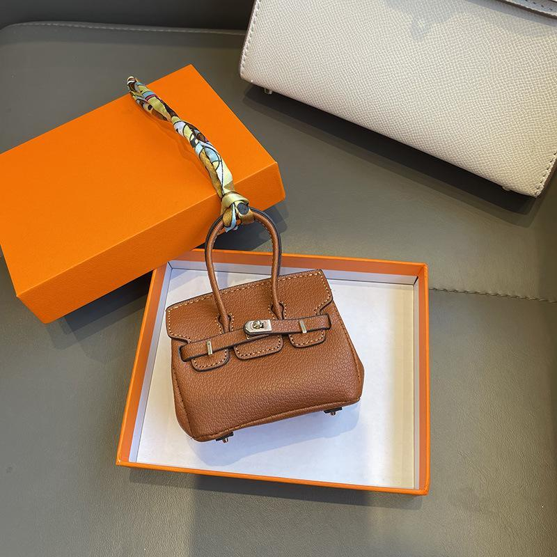 Luxury Mini Handbag Collection -Fashion cartoon mini bag pendant, car rearview mirror decoration, mini bag