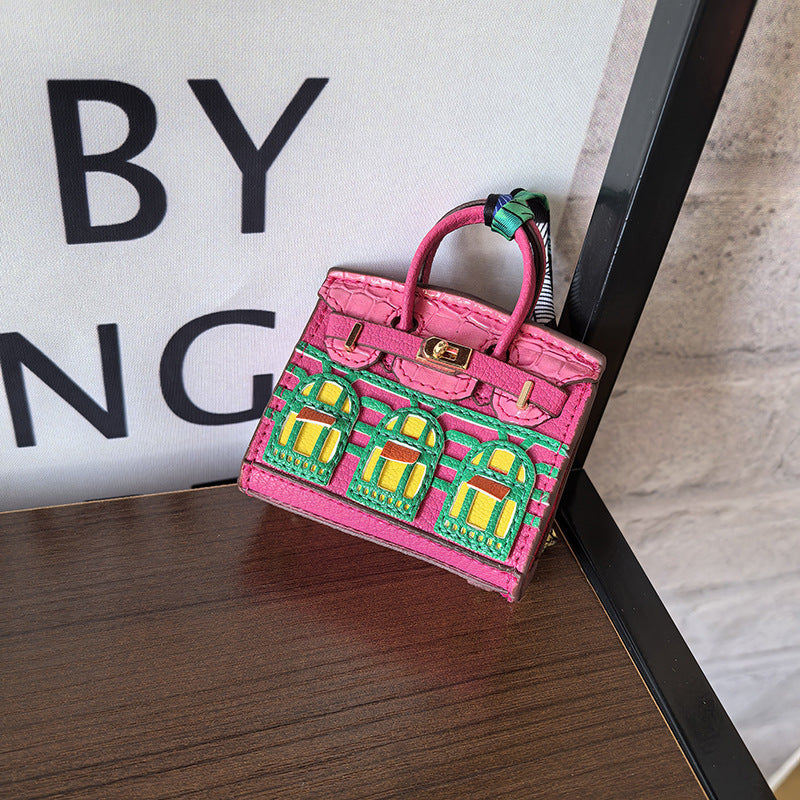 Luxury Mini Handbag Collection -Inspired Design and Scarf Accent with Gift Packaging