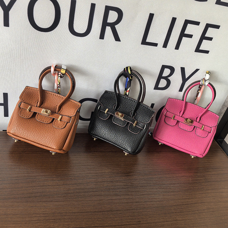 Luxury Mini Handbag Collection -Fashion cartoon mini bag pendant, car rearview mirror decoration, mini bag