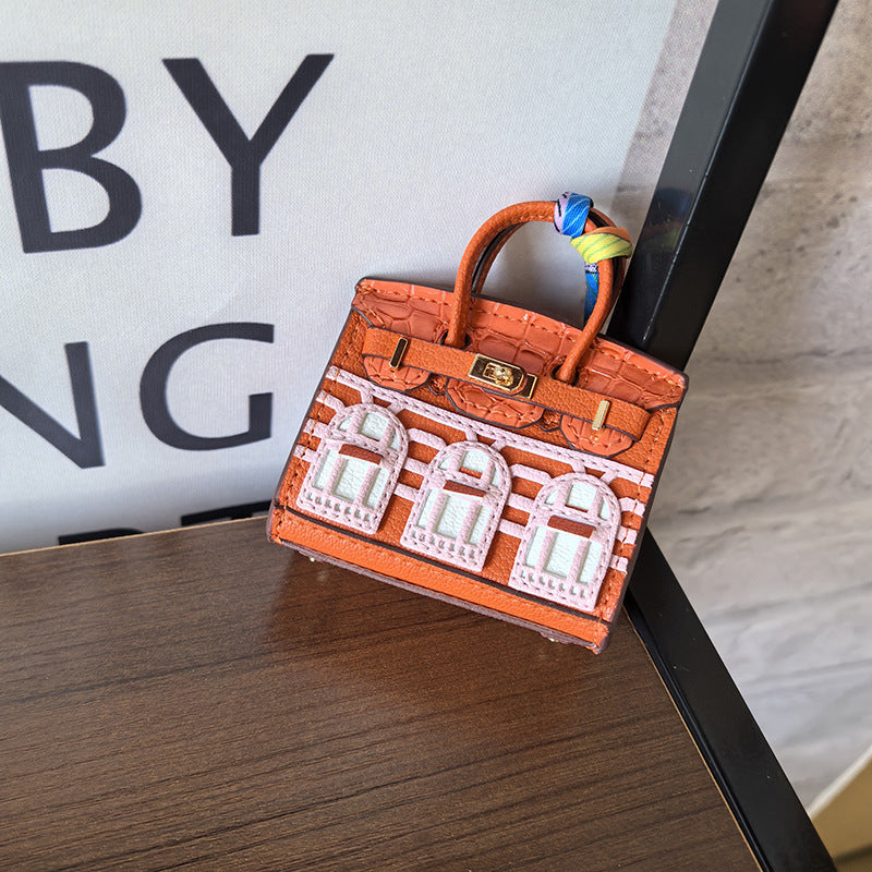 Luxury Mini Handbag Collection -Inspired Design and Scarf Accent with Gift Packaging