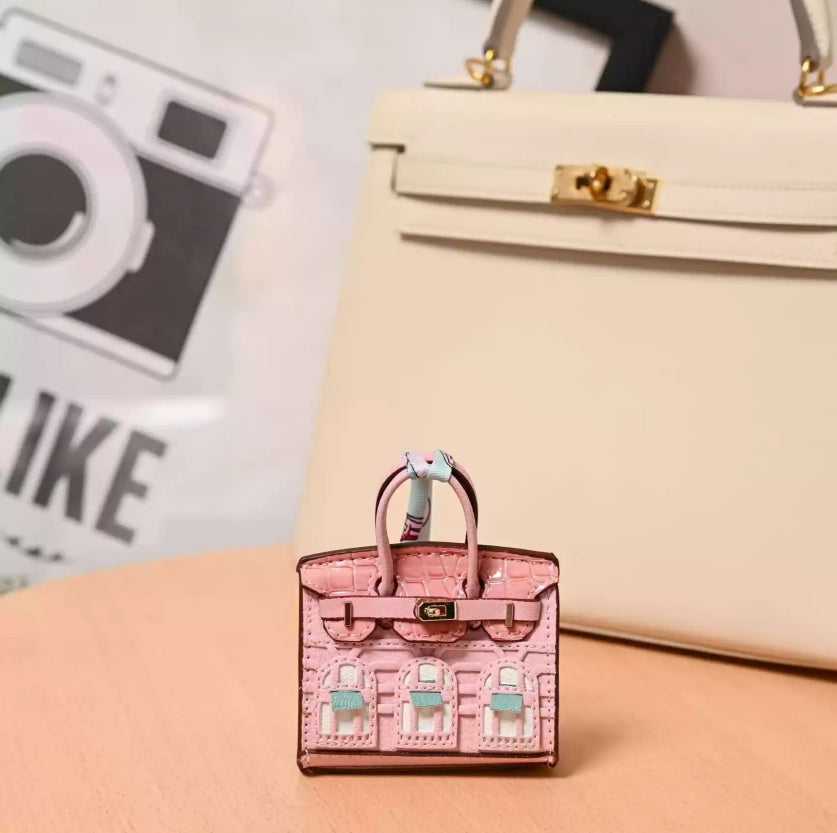 Luxury Mini Handbag Collection -Inspired Design and Scarf Accent with Gift Packaging