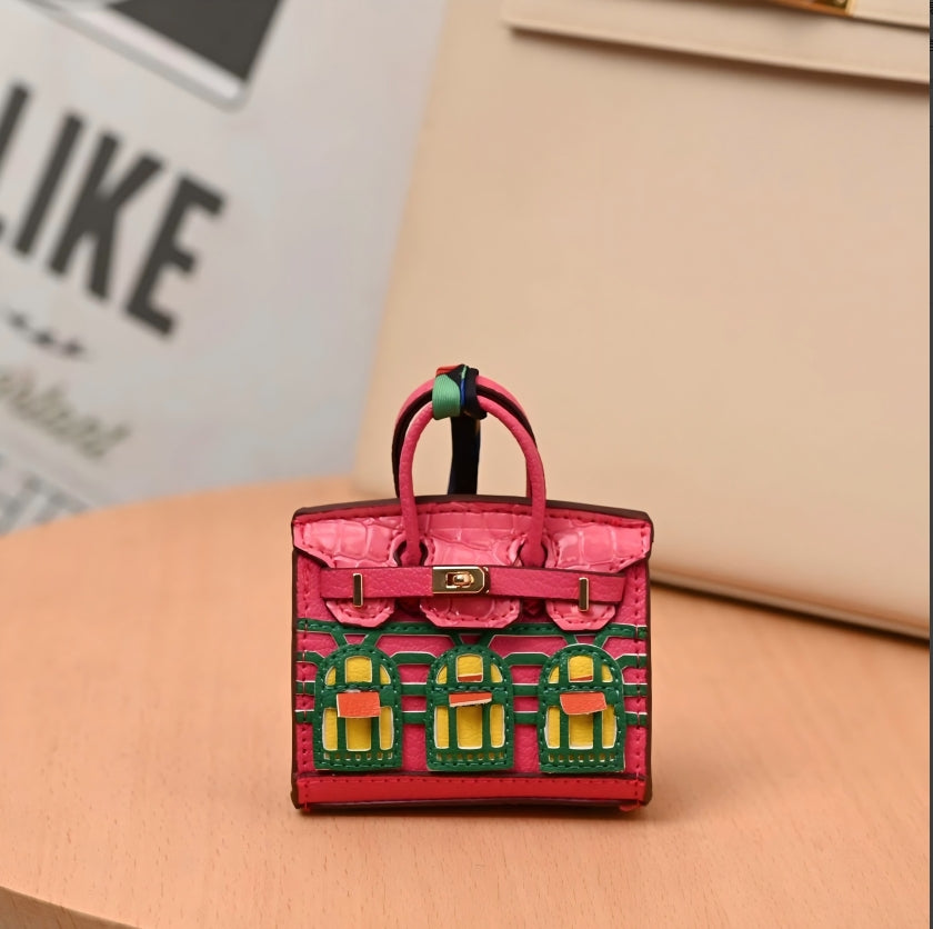 Luxury Mini Handbag Collection -Inspired Design and Scarf Accent with Gift Packaging